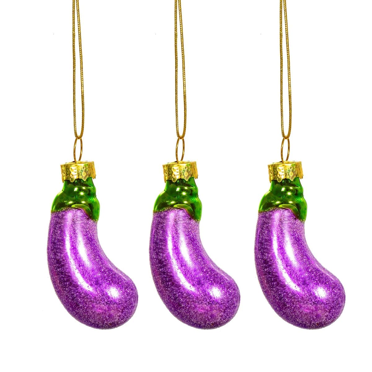 Sass & belle boule de Noël aubergine - pourpre