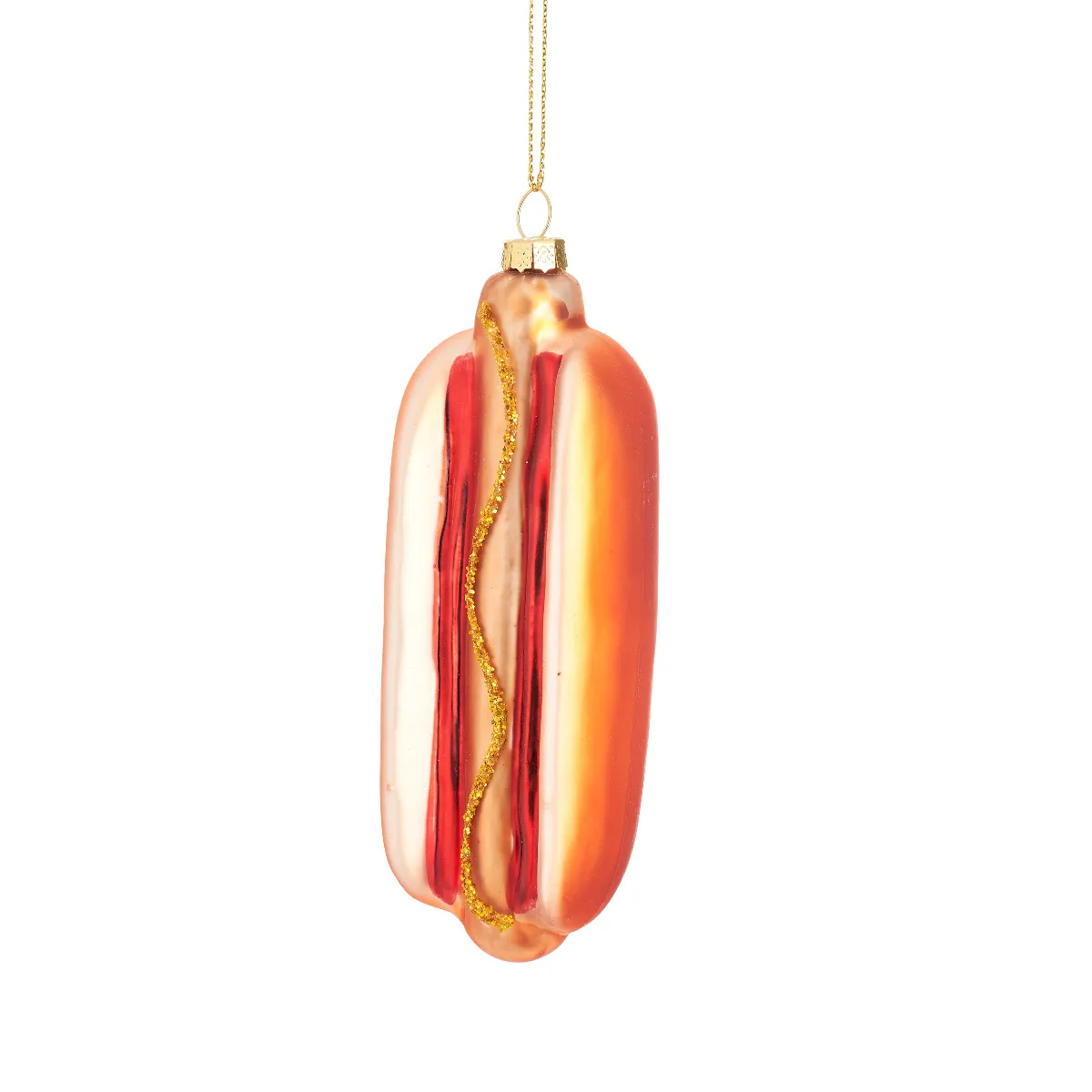 Sass & belle Boule de Noël hot-dog - Marron