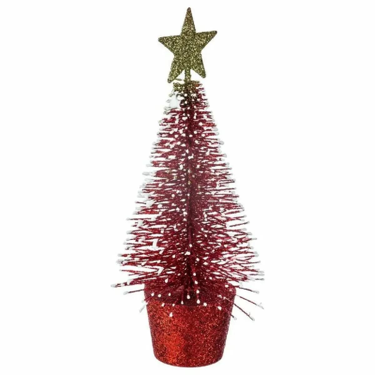 Sapin de Table Soir de Noël 15 cm - Générique