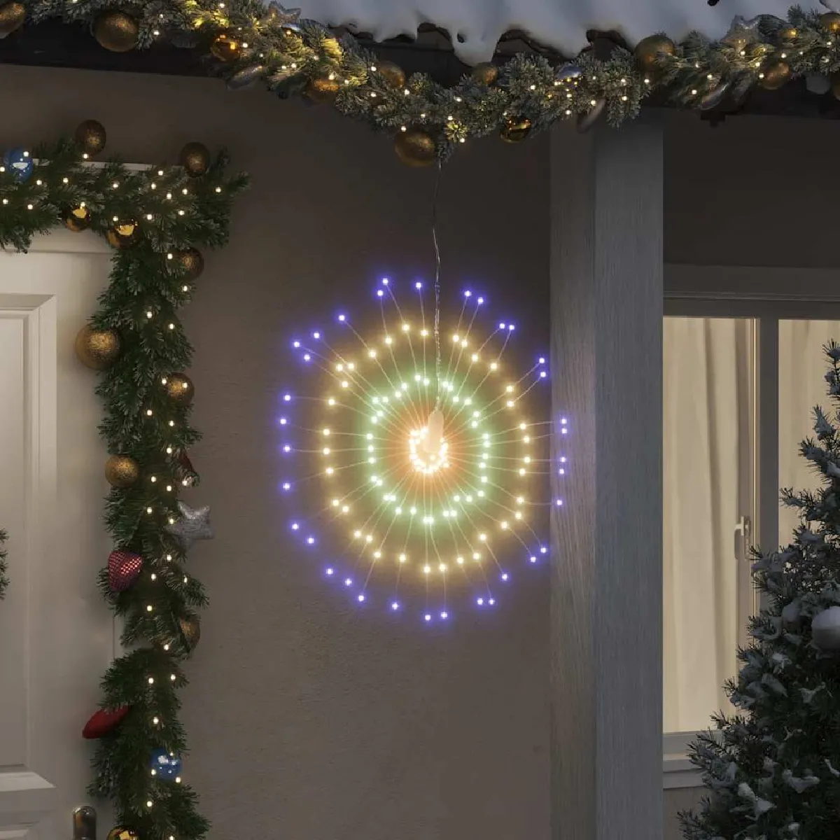 vidaXL Étoile de Noël LED 140