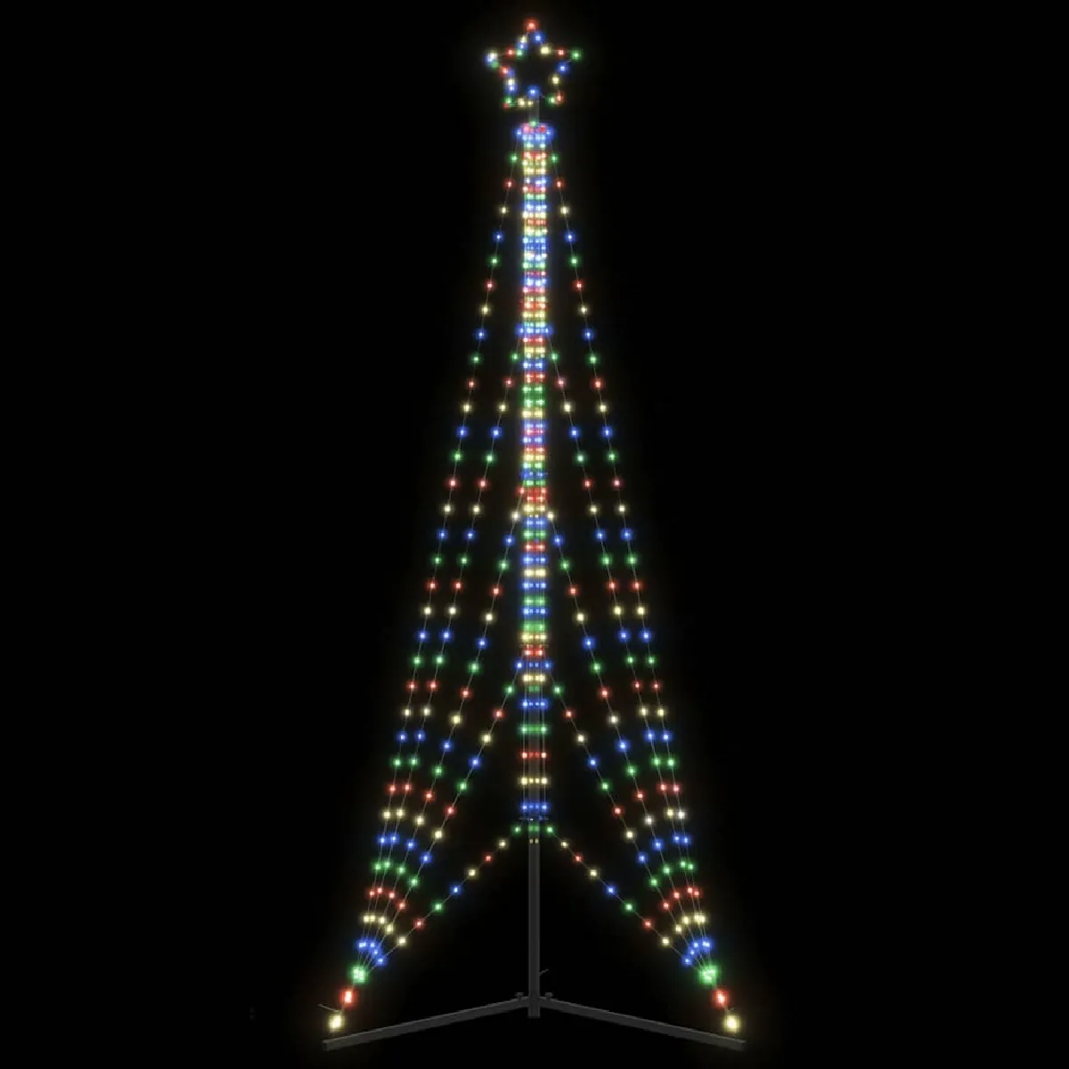 vidaXL Sapin de Noël à LED 525