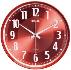 Pendule murale ronde silencieuse Bayard