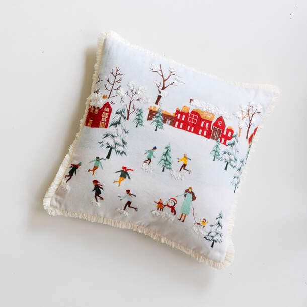 Housse de coussin + coussin Ambiance feutrée