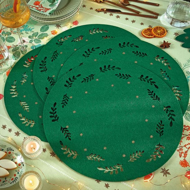 4 dessous d'assiettes Les jardins de Sartène