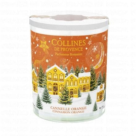 COLLINES DE PROVENCE Bougie Parfumée Cannelle Orange 180g